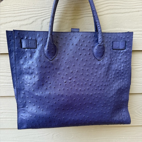 Furla Ostrich Print Leather Purse - Picture 14 of 14